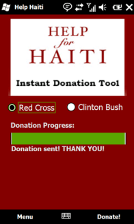 Help Haiti - Donation Successful